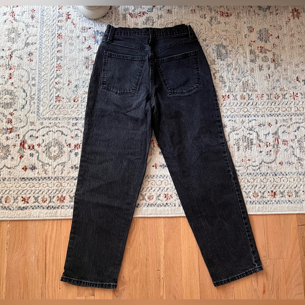 Universal Thread target High Rise Vintage straight black wash jeans size 4 27 - Picture 6 of 7